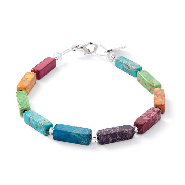 Rainbow Jasper Bracelet for wholesale by Carrie Elspeth Jewellery