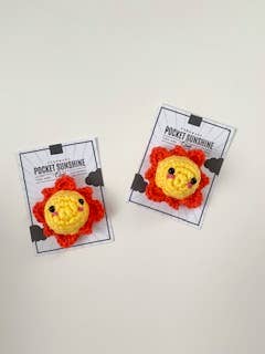 Crochet Happens - Wholesale Stuffed/Plush Toy - Kids & Baby - Pocket Sunshines - Set of 8 - Made to Order
