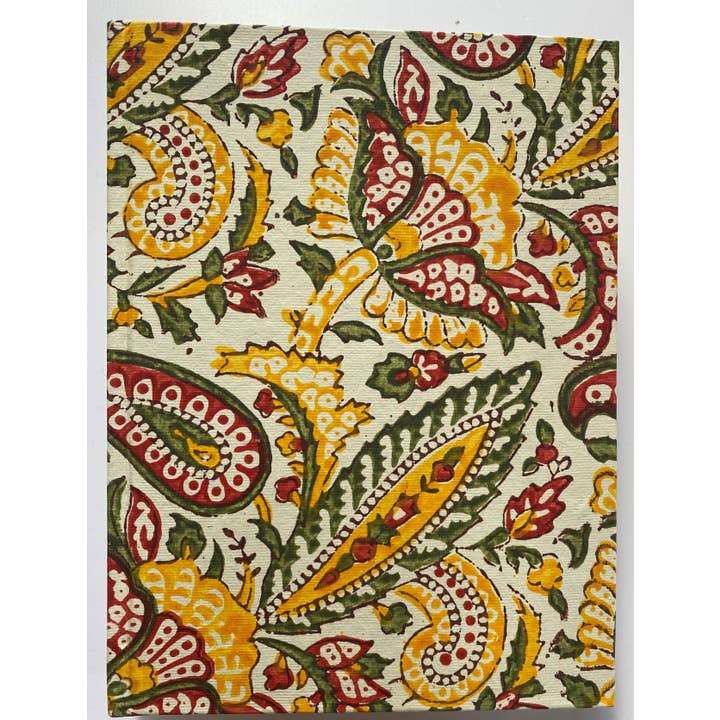 Sustainable Threads - Wholesale Journal/Diary - Journal | Tree-Free Recycled Cotton | Hard Cover | Paisley