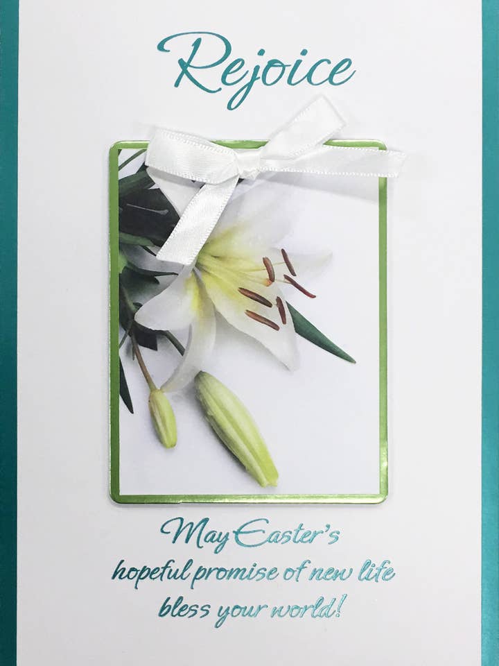 Rosedale Gold Easter Greeting Cards - Religious (3pk) 39567 for wholesale by A-Line Greetings