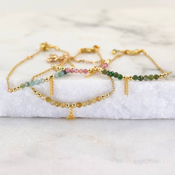 Veluna - Wholesale Beaded bracelet - Divine Balance Tourmaline Bracelet1