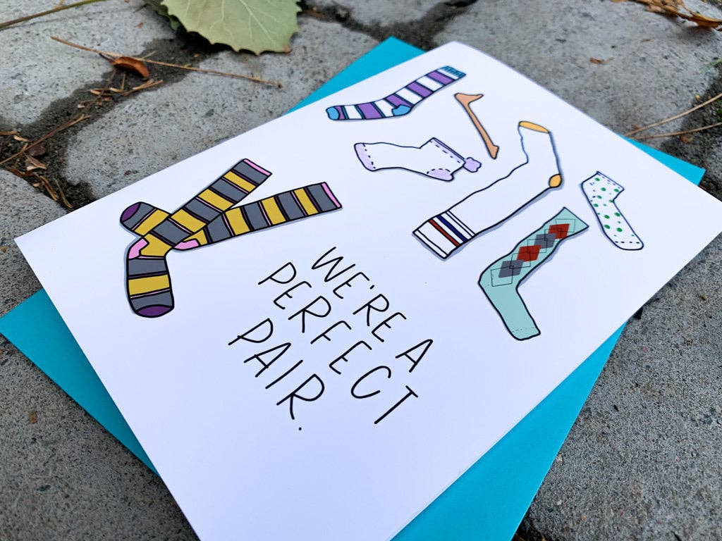 Stone Donut Design, LLC - Vendita all'ingrosso Biglietti d'amore - Siamo la Coppia Perfetta - Biglietto Divertente per Relazioni di StoneDonut Design2