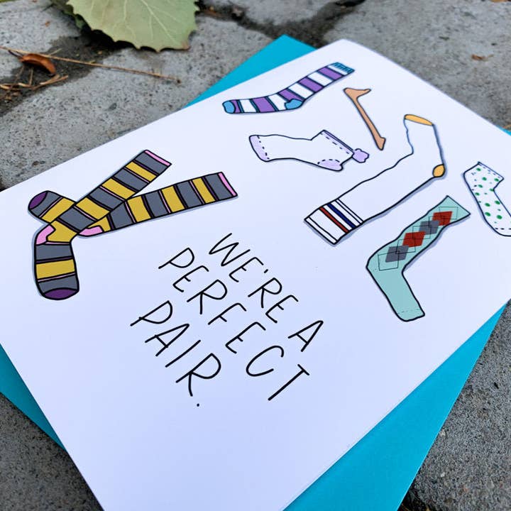 Stone Donut Design, LLC - Vendita all'ingrosso Biglietti d'amore - Siamo la Coppia Perfetta - Biglietto Divertente per Relazioni di StoneDonut Design2
