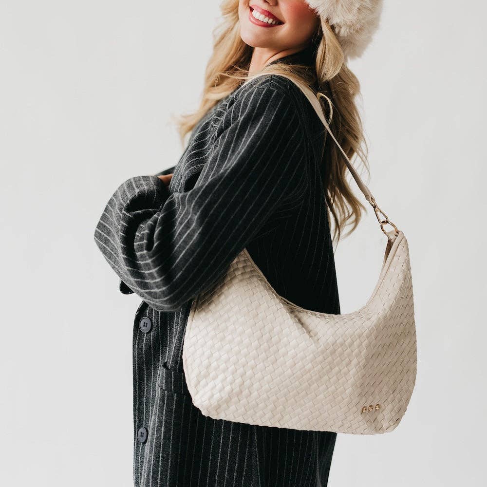 Pretty Simple - Vente Sac porté épaule – femme - Sac à Épaule Tissé Décontracté Sienna - MEILLEURE VENTE8