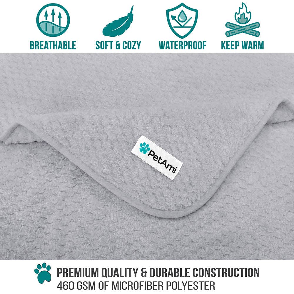PetAmi – wholesale Pet blanket – Cat/dog – Waterproof Waffle Textured Pet Blanket20