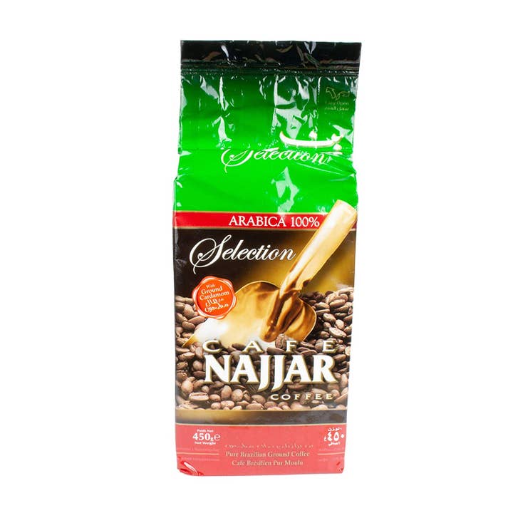 Tatari Cafe - Vendita all'ingrosso Caffè/espresso istantaneo - Najjar - Caffè moka arabo macinato con cardamomo in set da 2, confezione da 450 g4