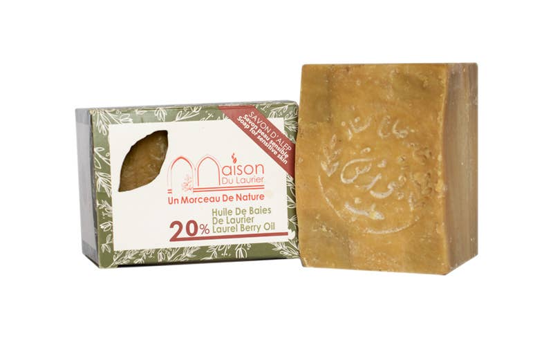 Maison du Laurier - Wholesale Bar Soap - Aleppo soap 200g 20% Laurel berry oil1