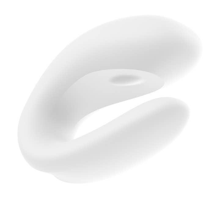 LOVERS - SHOP - Venta al por mayor Juguetes eróticos - Satisfyer - Double Joy con app - Oro rosa y blanco