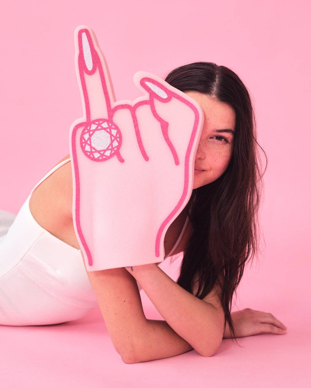 xo, Fetti - Wholesale Gag Gift/Novelty Gift - Bachelorette Party Foam Ring Finger Decor, Bridal Gift