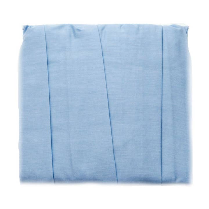 Crib Bed Skirt With Blue Oxford for wholesale by Gordonsbury