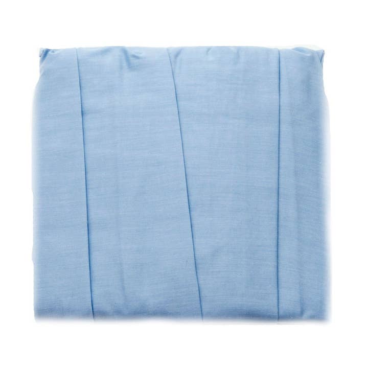 Crib Bed Skirt With Blue Oxford for wholesale by Gordonsbury