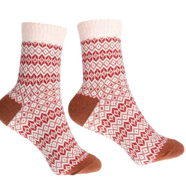 My Wholesale Warehouse - Wholesale Socks - Women's - Generise Pack of 5 Pairs Ladies Thick Wooly Socks21