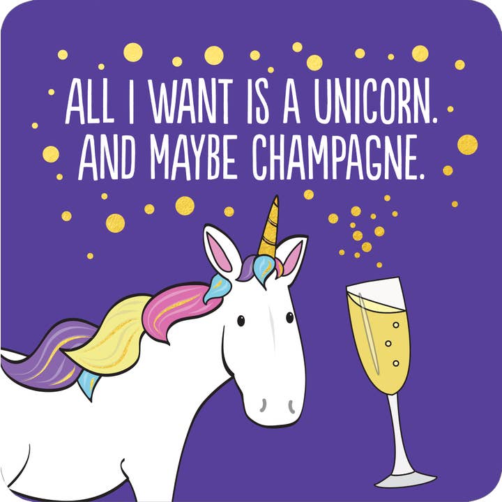 Peter Pauper Press - Wholesale Coasters - Unicorn Coasters (Set of 8)5