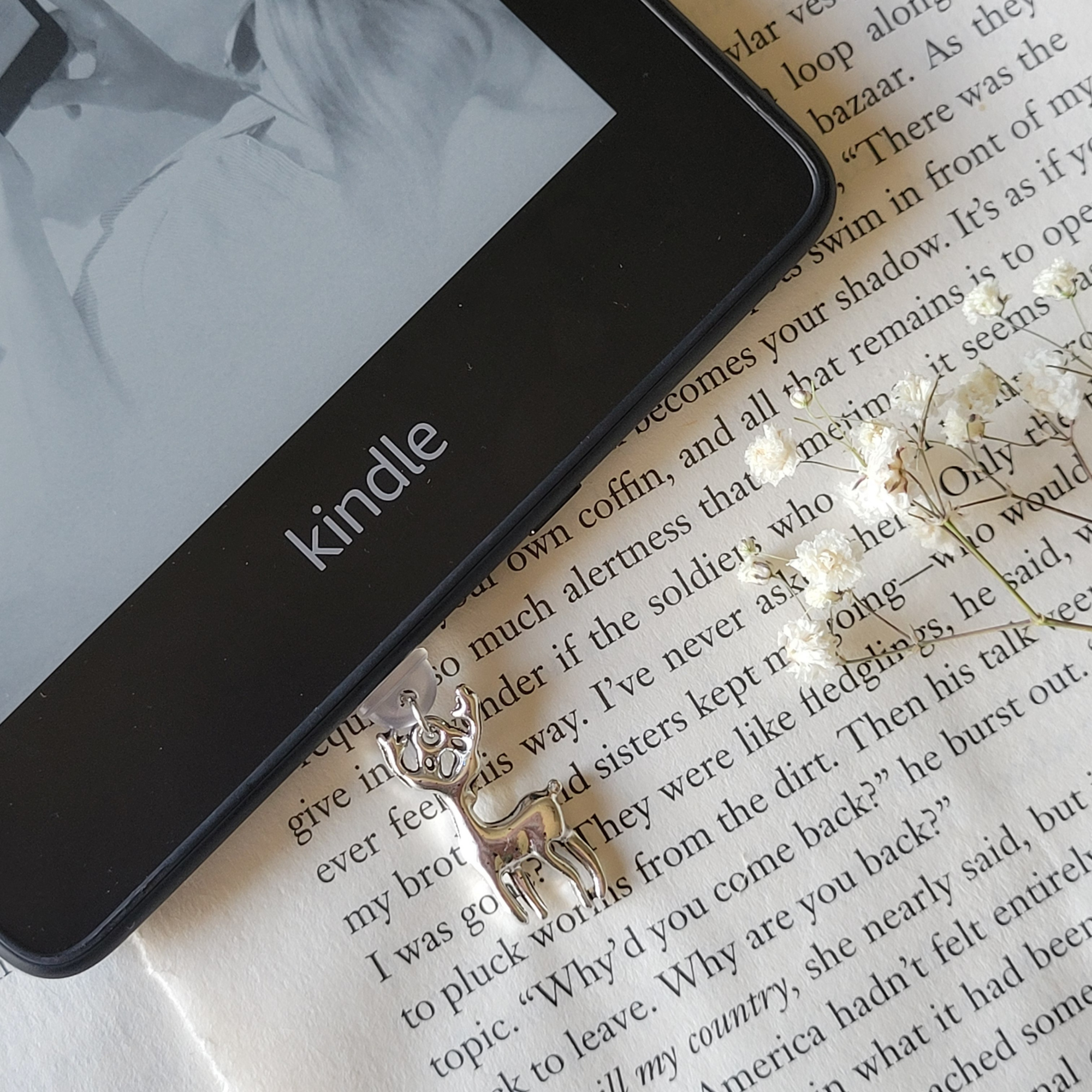 Bookish Heaux - Wholesale Individual Charm/Pendant - Romantasy Book Kindle USB Type C Charms4