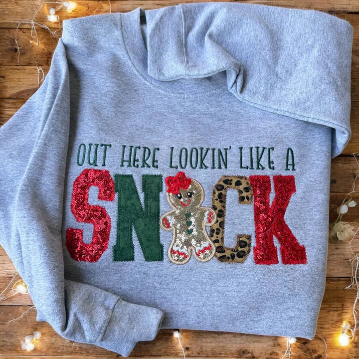 Herude Ser Ud Som En Snack | Jule Snack Sweatshirt for engroshandel hos Hartley Co