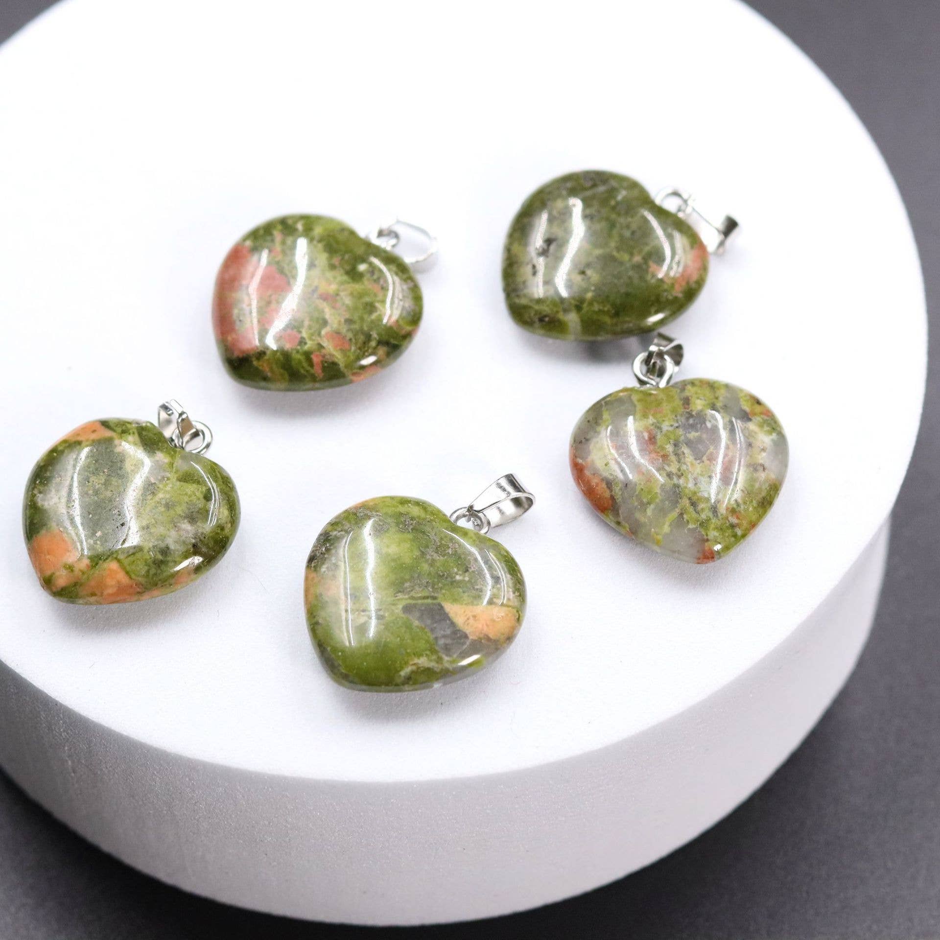 Gemcohub – wholesale Spiritual stone/crystal – Amethyst Pendant Agate Heart Necklace Natural Stone9