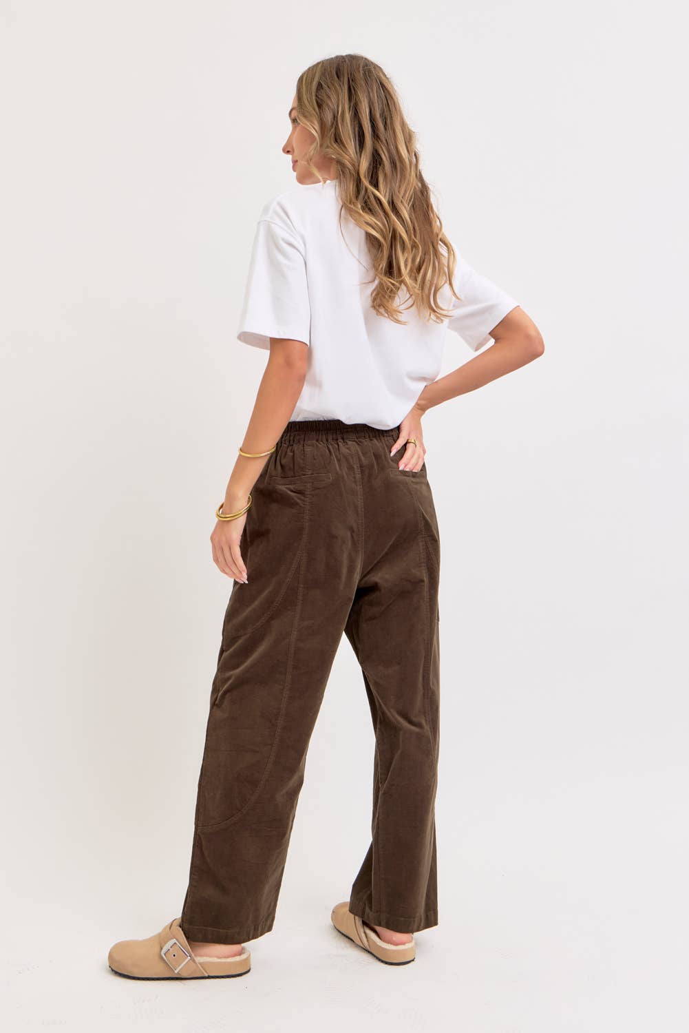 Sweet Lovely by Jen - Wholesale Pants - Women's - EASY CASUAL EVERYDAY PULL-ON RELAXED  CORDUROY PANTS 19
