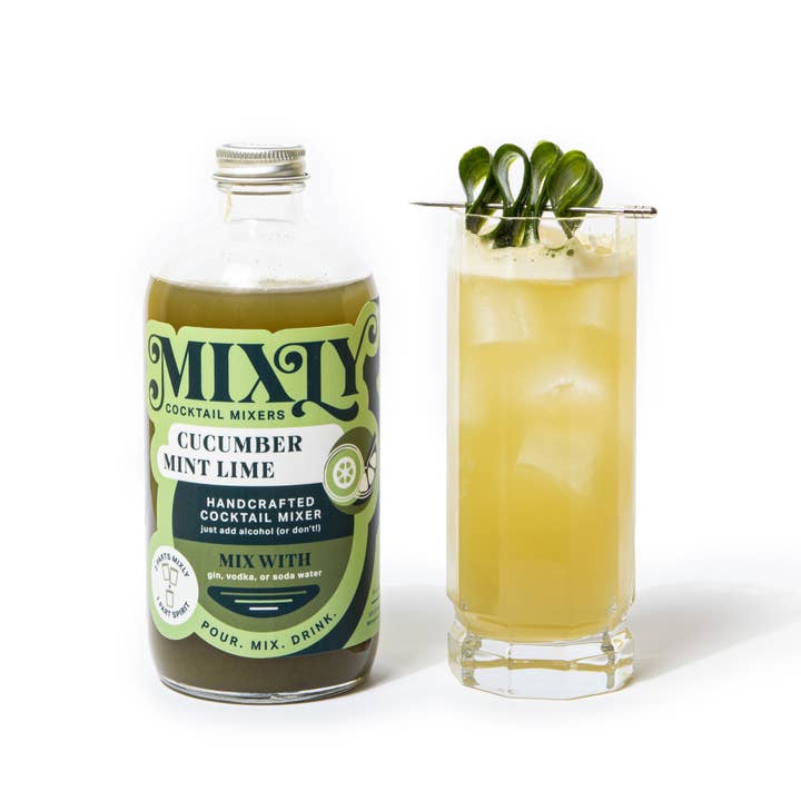 Mixly - Wholesale Cocktail Mix/Syrup - Cucumber Mint Lime Mixer