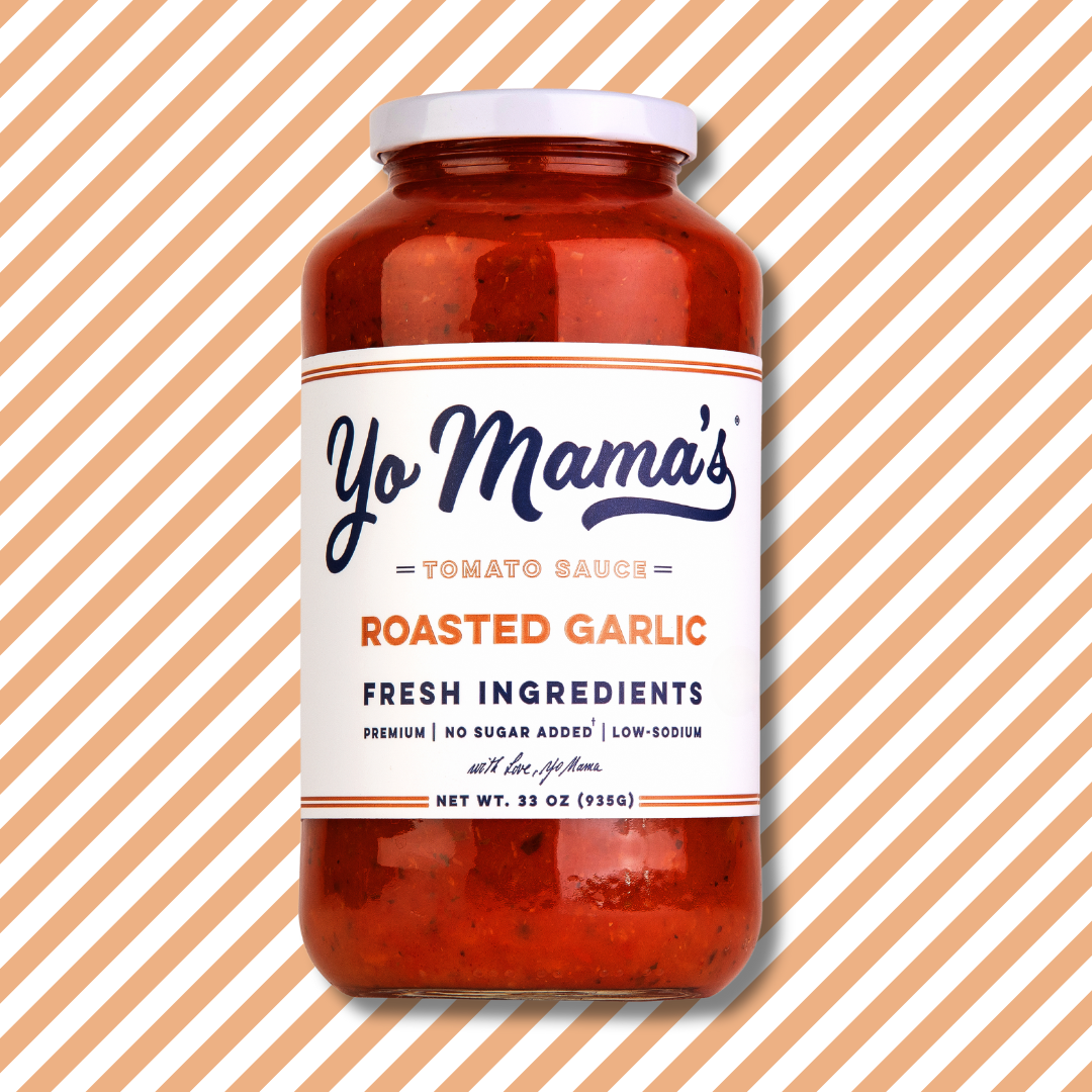 Yo Mama's Foods – Engroshandel Sauce – 33 OZ ristet hvidløg1