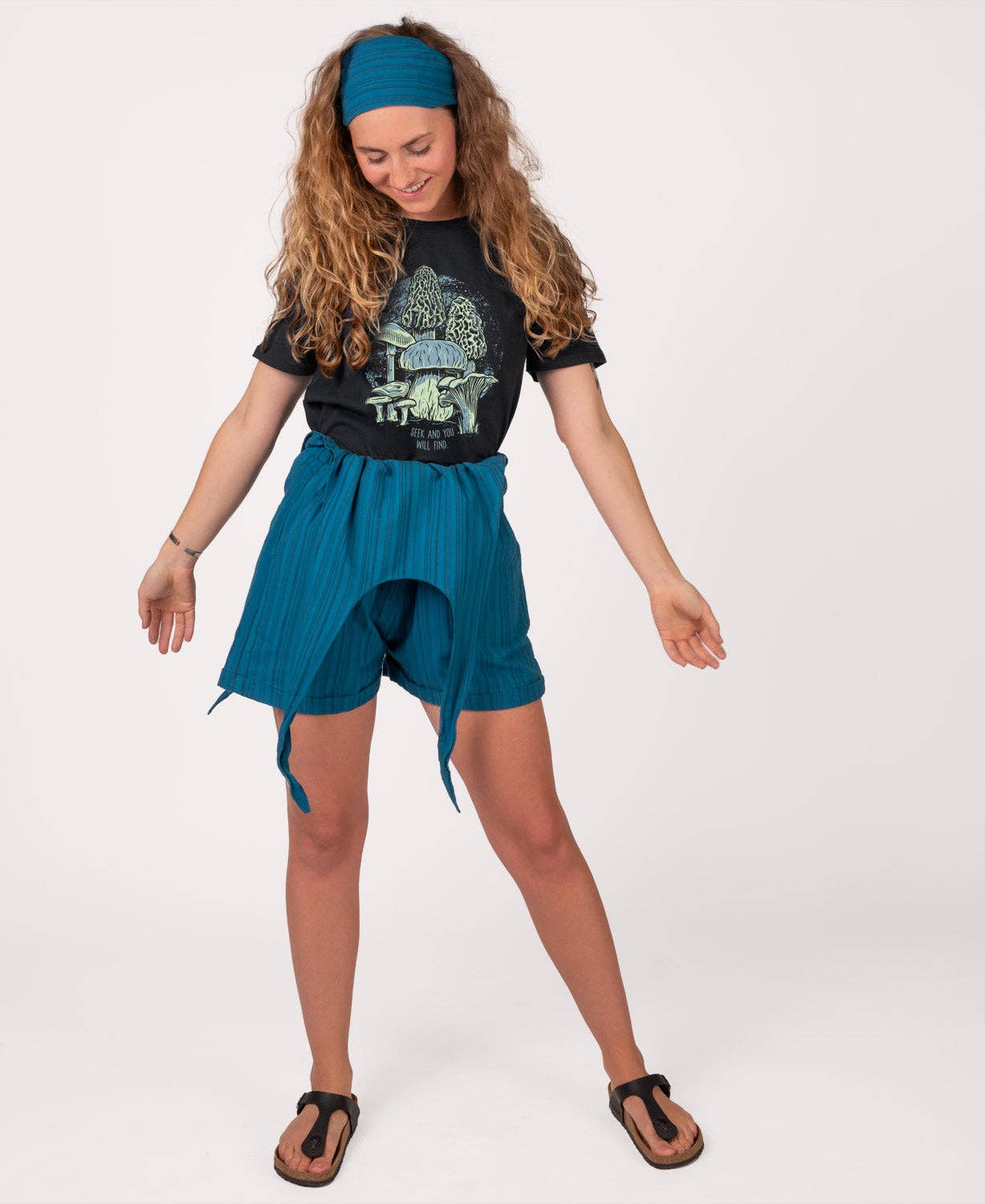 Soul Flower – Großhandel T-Shirt mit Siebdruck – Unisex – Pilzsammler Bio-T-Shirt - Unisex - Pilz T-Shirts4