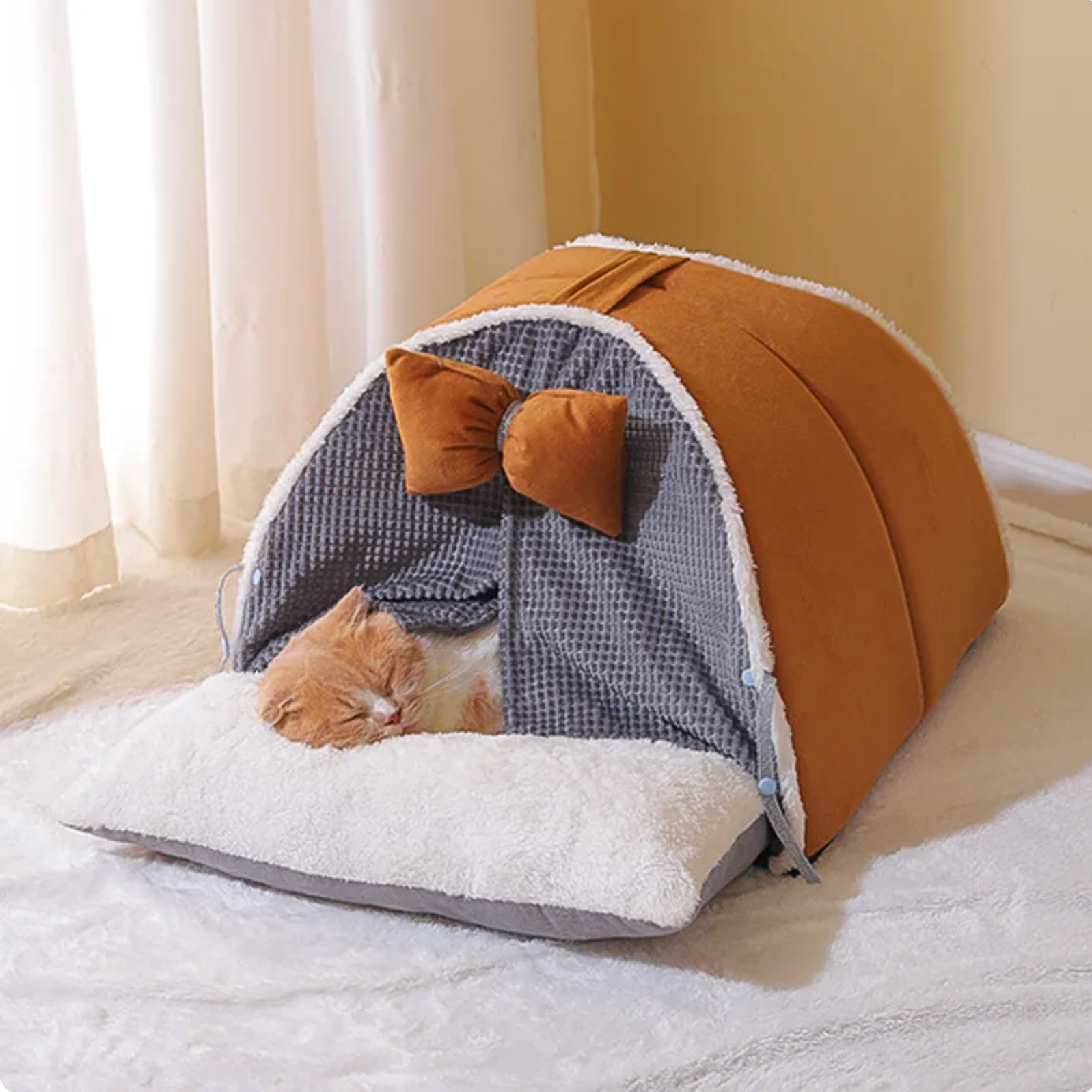 ToyalFriends - All Import Duties Covered! - Wholesale Pet Bed - Cat/Dog - Ribbon Cat Dog Pet Tent House2