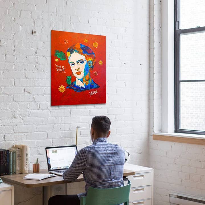 SAVAQ - Wholesale Art print - Frida Kahlo, Painting Printed On Canvas Wall Art Picture For Room Decor, Modern Artwork,music Poster (no Framed)3