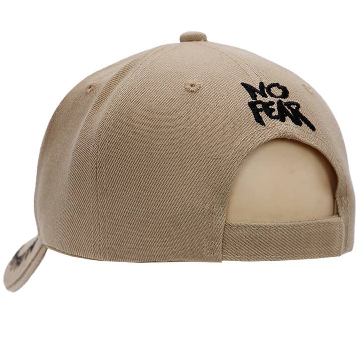 Cap Zone - Wholesale Baseball Cap - Unisex - No Fear Got Faith Twill Velcro Back Baseball Cap