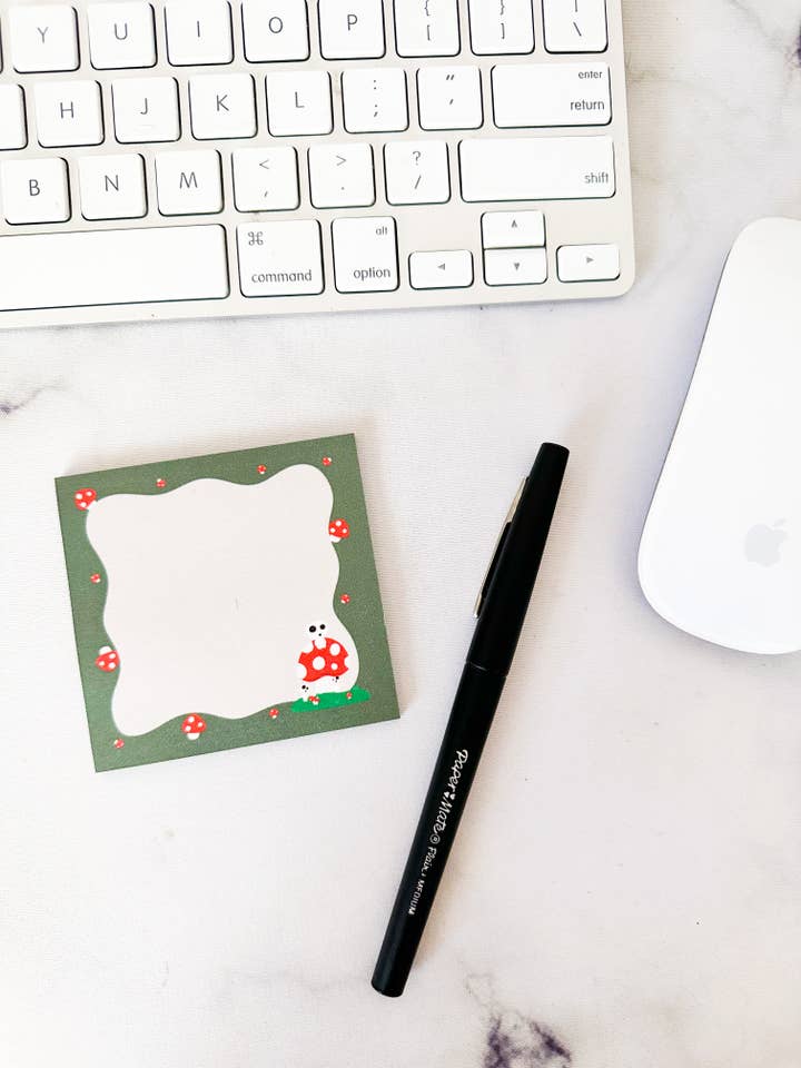 Forest Spirit and Mushrooms Post-it Notepad for wholesale by The Good Teacher Co