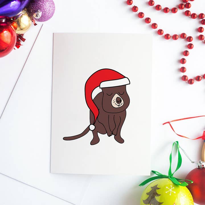 Glad Quokka julkort för wholesale av Elise Gow Designs