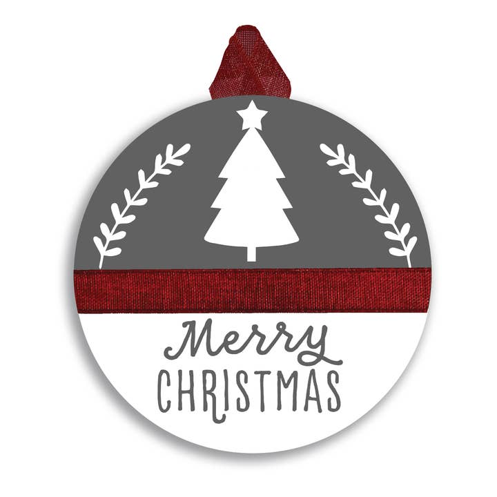 Feliz Natal 12" Enfeite de Porta por atacado de Works of Heart