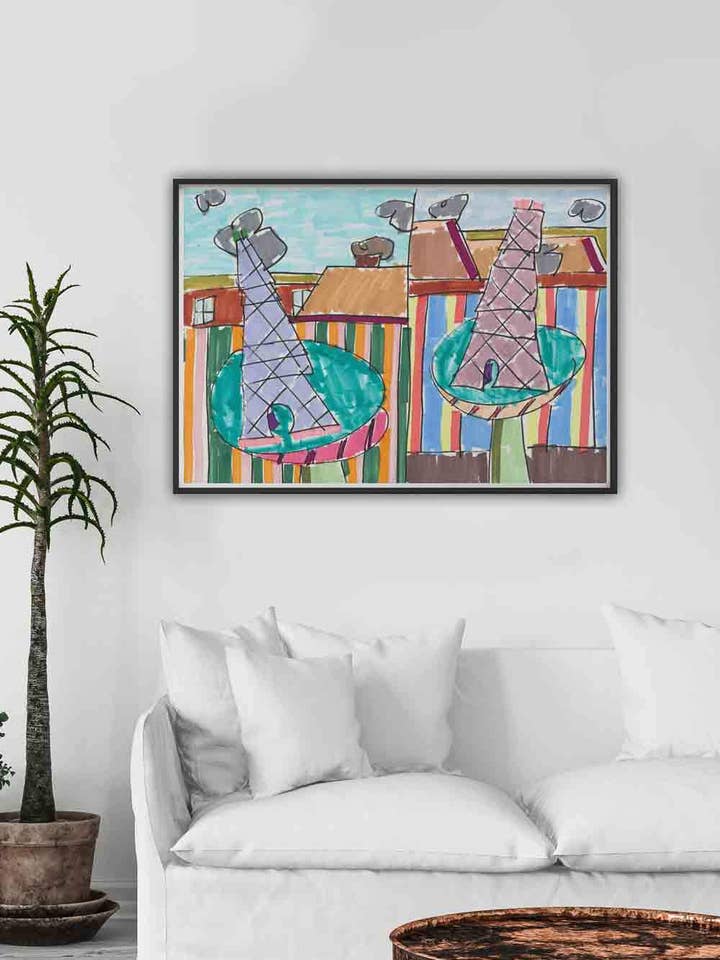 Impression artistique City LII pour la vente par The Underdog Print Shop