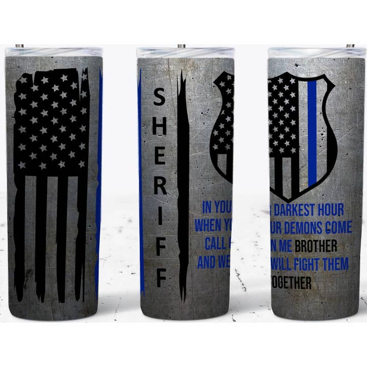 20oz Stainless Steel Tumbler - Sheriff Badge and other Purchase Wholesale sheriff. Free Returns & Net 60 Terms on Faire trending on Faire.