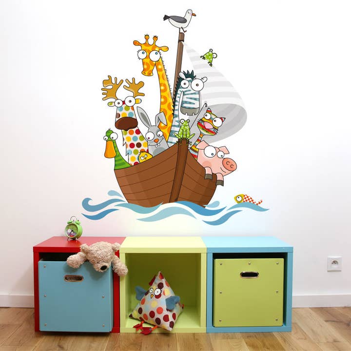 Funny Ship's Boys Wall Decal for wholesale by ADzif