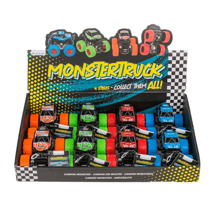 Out of the blue KG - Wholesale Speelgoedauto /vrachtwagen - Kinderen - Monster Truck, ca. 9,5 x 8 cm,1