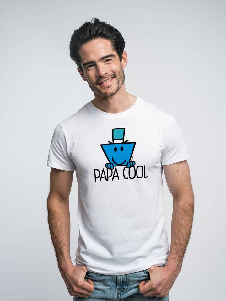 CAMISETA BLANCA HOMBRE PAPÁ GUAY para venta al por mayor de Le Roi du T-shirt
