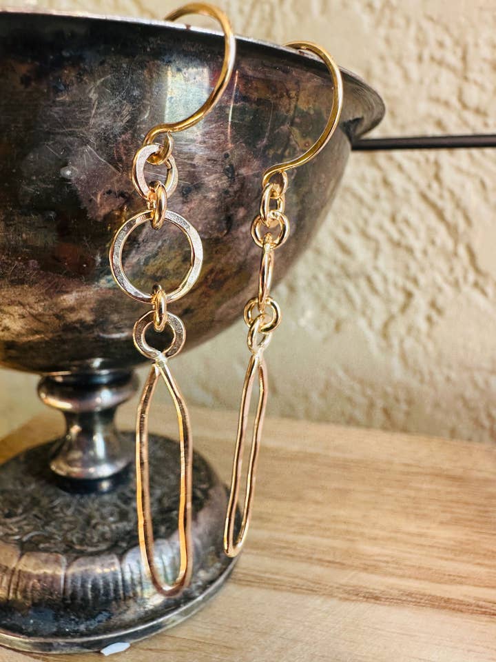 Relic No. 6 ~ 14k Gold Fill Earrings for wholesale by Notions of Lovely
