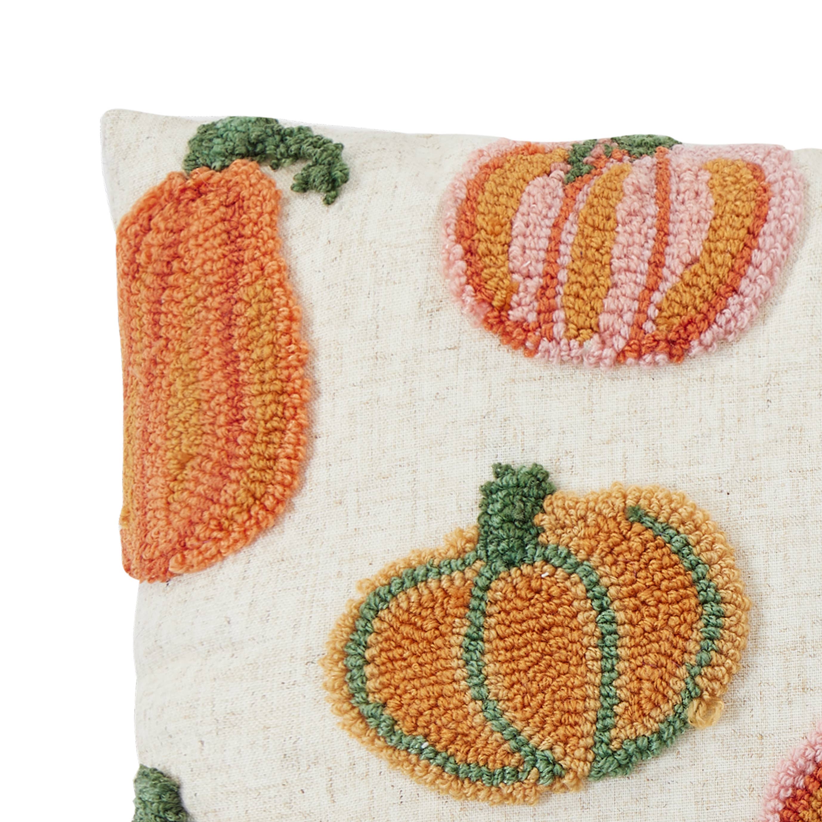 Peking Handicraft - Wholesale Throw/Decorative Pillow - Pumpkins All Over Pillow2