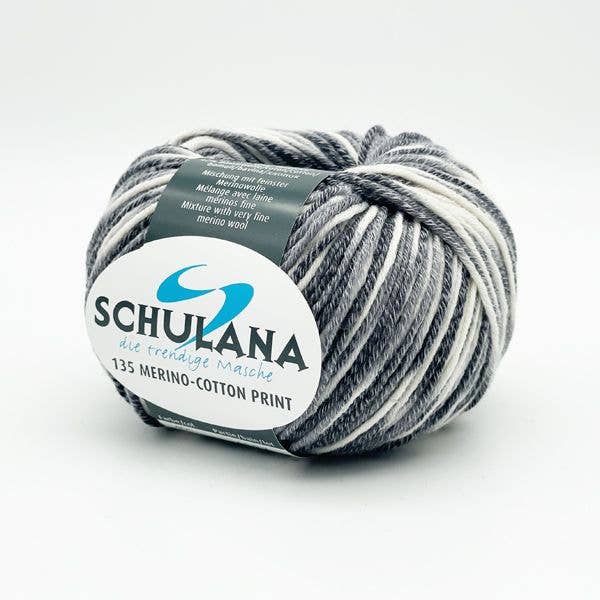 SCHULANA - Wholesale Yarn - 135 merino-cotton print wool1