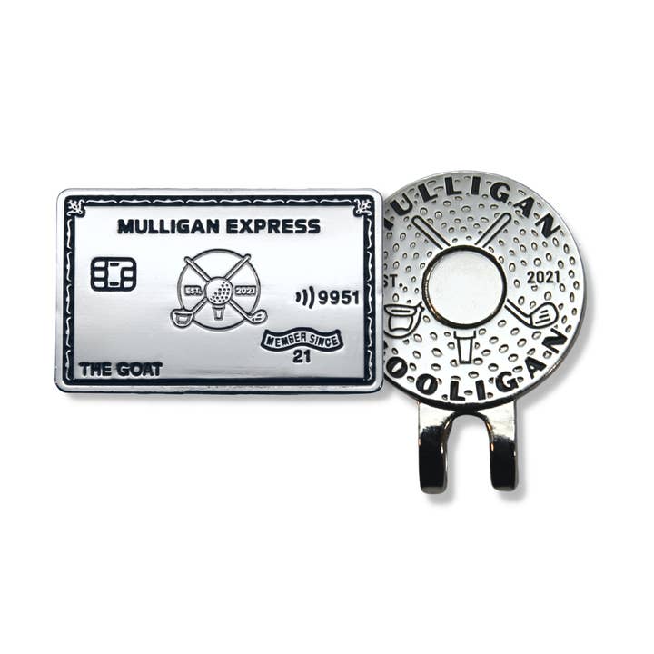 MULLIGAN HOOLIGAN® - Wholesale Sporting Accessories - Mulligan Express Golf Ball Marker + Magnetic Hat Clip
