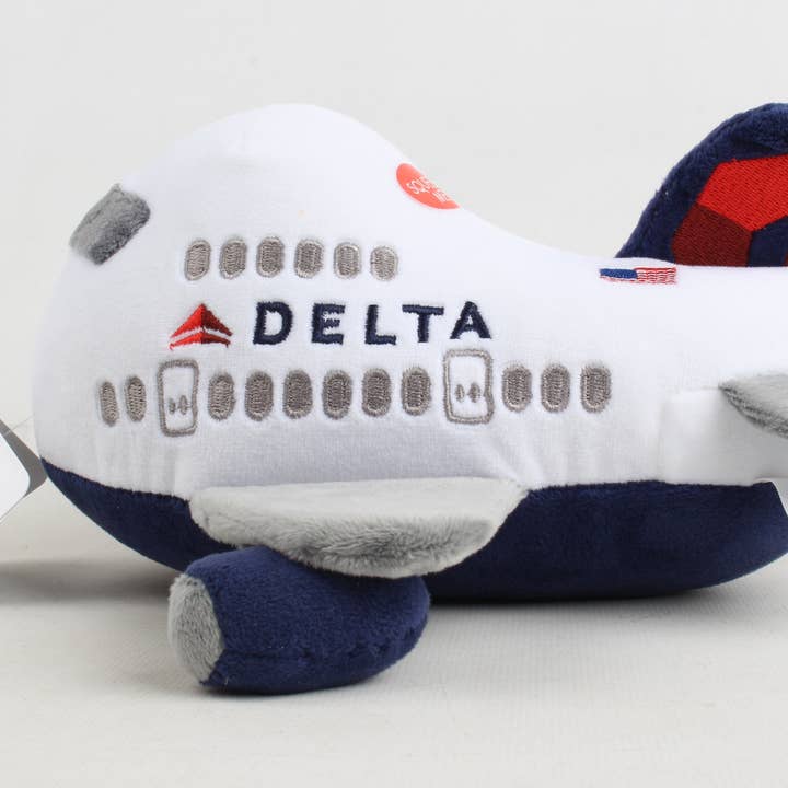 Daron Worldwide Trading - Wholesale Stuffed/Plush Toy - Kids & Baby - MT005-1 Delta Airlines Plush airplane by Daron toys.