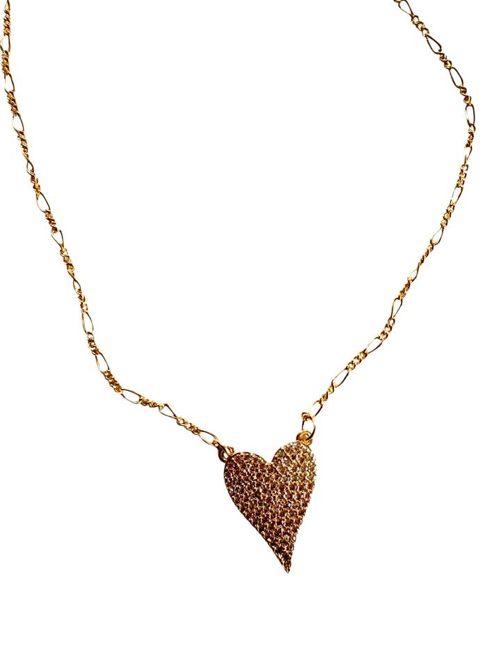 Pointy Heart Necklace for wholesale by Sonya Renee Jewelry