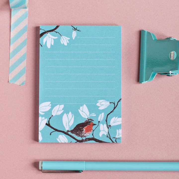 Katja Rub - Wholesale Notepad - Notebook A7 Robin
