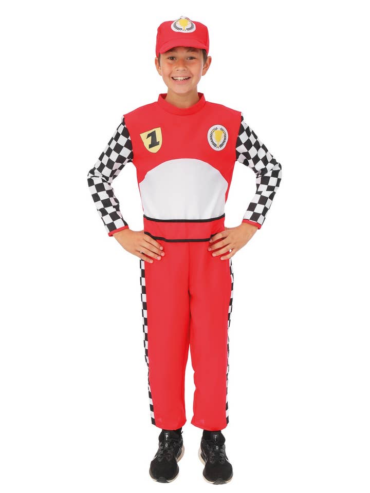 Costume pilote F1 - enfant - 7/9 ans pour la vente par P'tit Clown