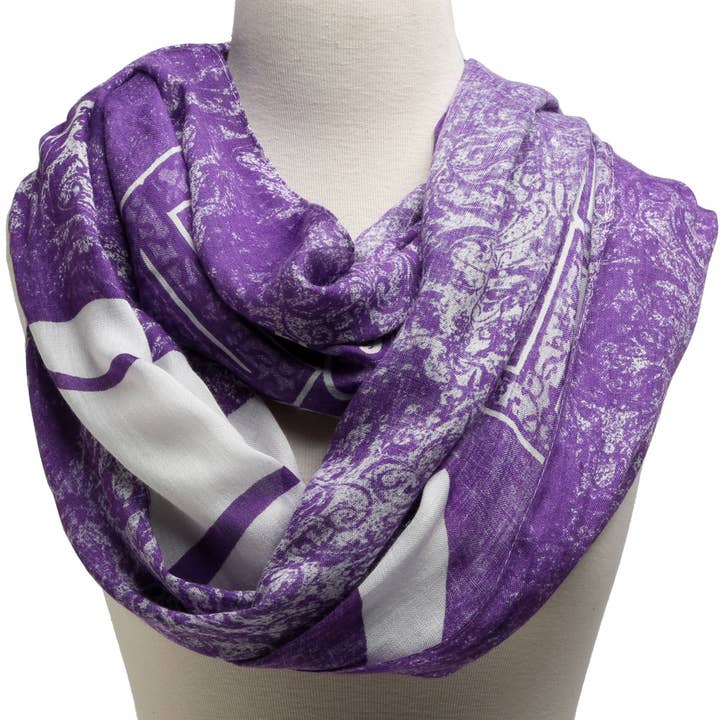 Kansas State Wildcats Lace Print Scarf for wholesale by Emerson Street Clothing Co Collegiate Shop