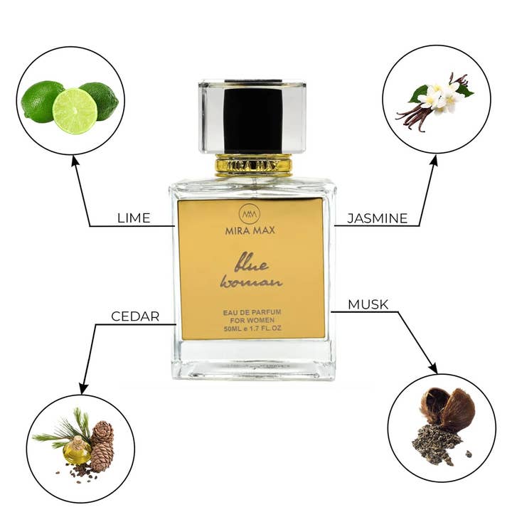 Daspar - Vente Parfum/Eau de toilette - MIRA 24 HEURES PARFUM BLUE WOMAN EDP 50 ML (1,7 OZ)1