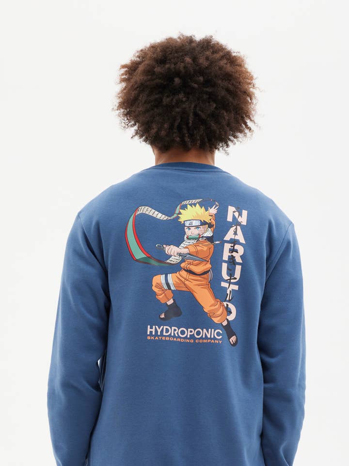 Felpa con cappuccio Naruto Atlantic Blue NA540-02 per la vendita all'ingrosso da parte di Hydroponic