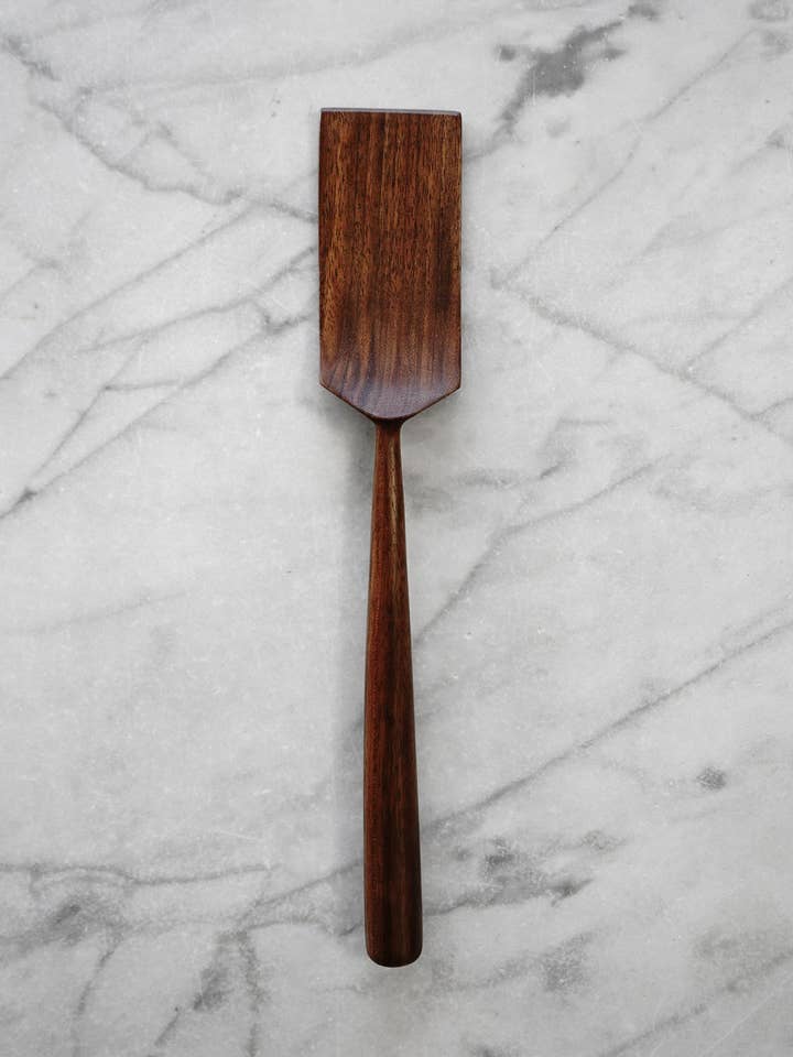 Flipper Spatula - Black Walnut Wood for wholesale by Four Leaf Wood Shop