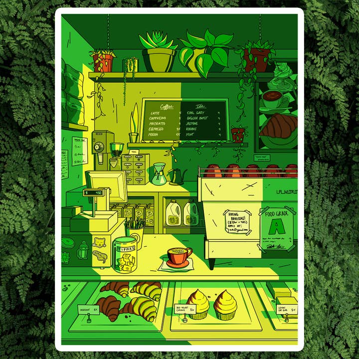 SONHOS DE BARISTA - IMPRESSÃO DE ARTE por atacado de Tannin Arceo