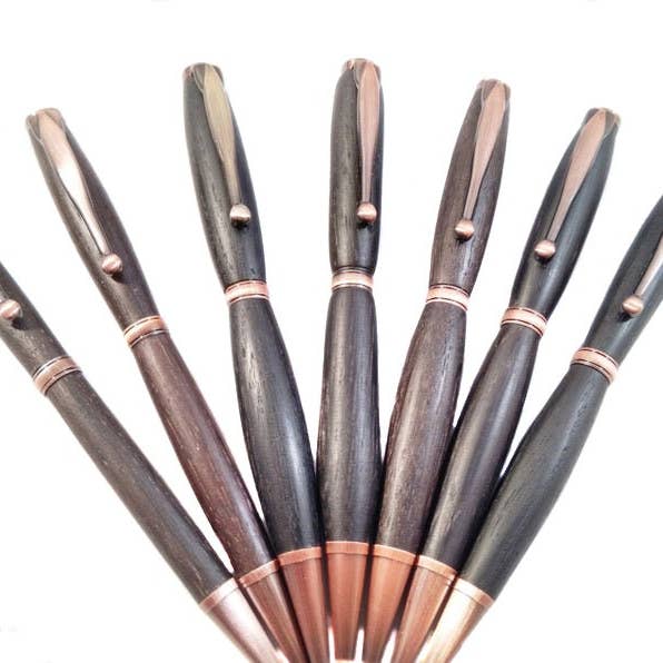 Bog and Brass - Wholesale Pen - Wooden pen in Irish bog oak.