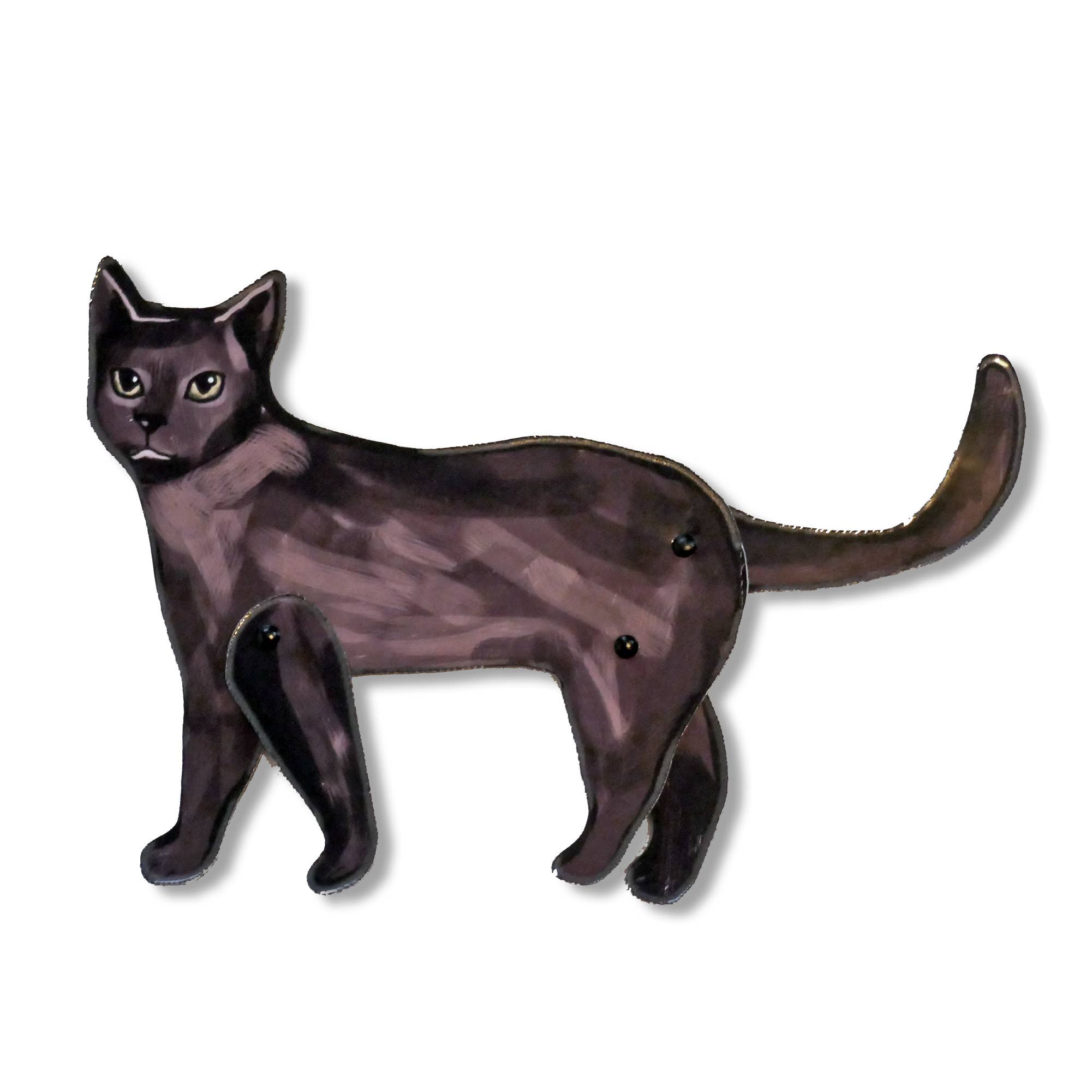 THE PAPER IDOLL – wholesale Magnet – Set of 3 Articulated Cats Fridge Magnets Cat Kitchen decor12